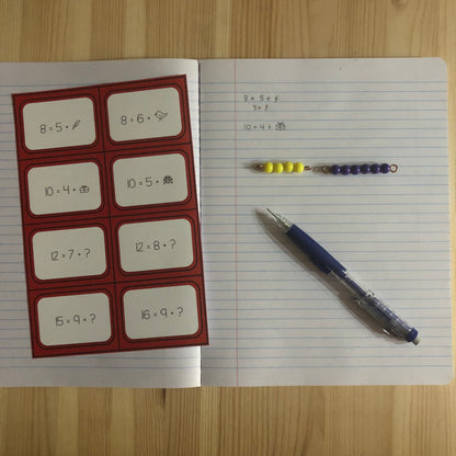 Alternative formats for Addition - basic facts - montessorikiwi