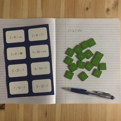 Alternative formats for Division - basic facts - montessorikiwi