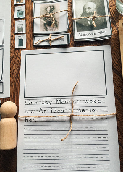 Montessori inspired Inventions and Inventors Unit (cosmic) - montessorikiwi