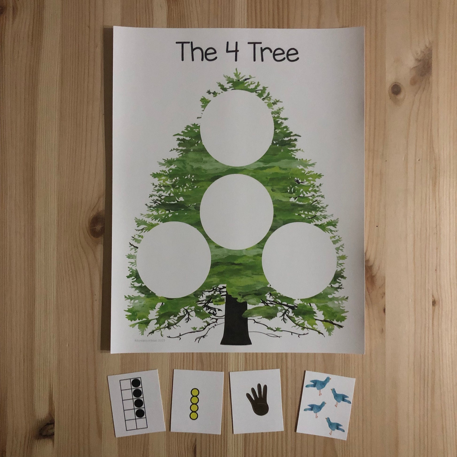 Montessori Inspired Number Trees - montessorikiwi