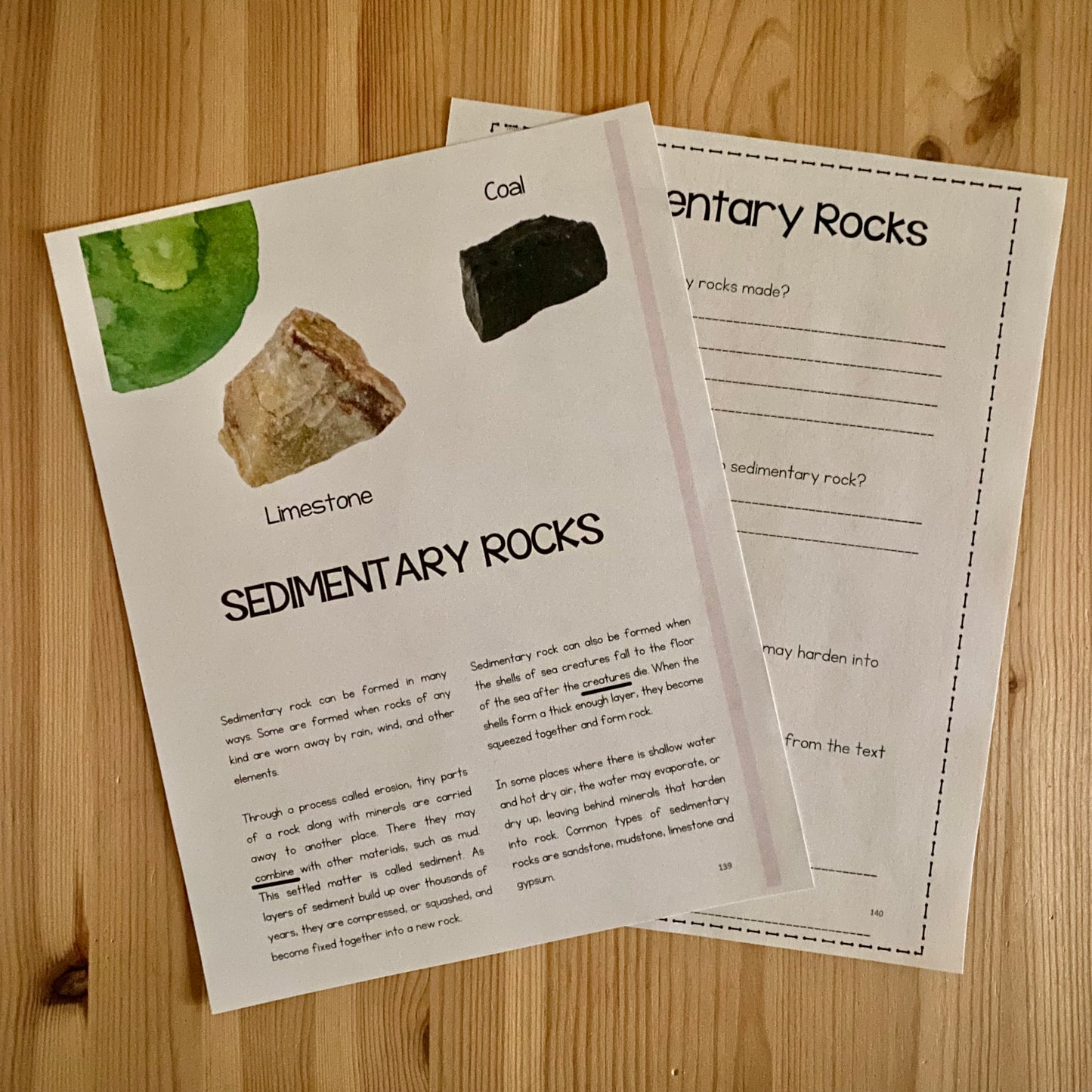 Rocks and Rock Cycle Lessons - montessorikiwi