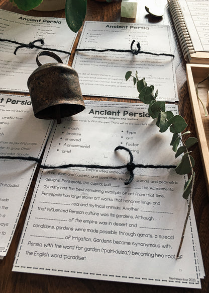 Ancient Civilization Bundle - montessorikiwi