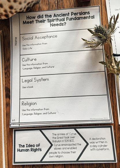 Ancient Civilization Bundle - montessorikiwi