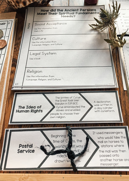 Ancient Persia Civilization work - montessorikiwi