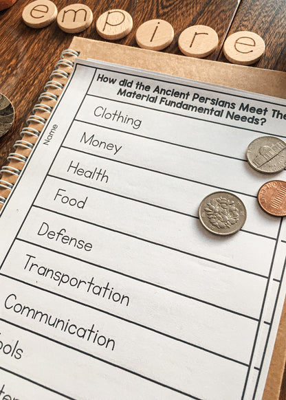 Ancient Persia Civilization work - montessorikiwi