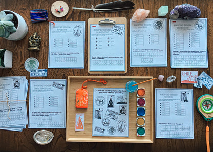 Multiplication Basic Facts (Around the World, Break the Code) - montessorikiwi