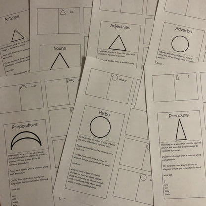 Montessori Inspired Mini Grammar Books  (literacy) - montessorikiwi