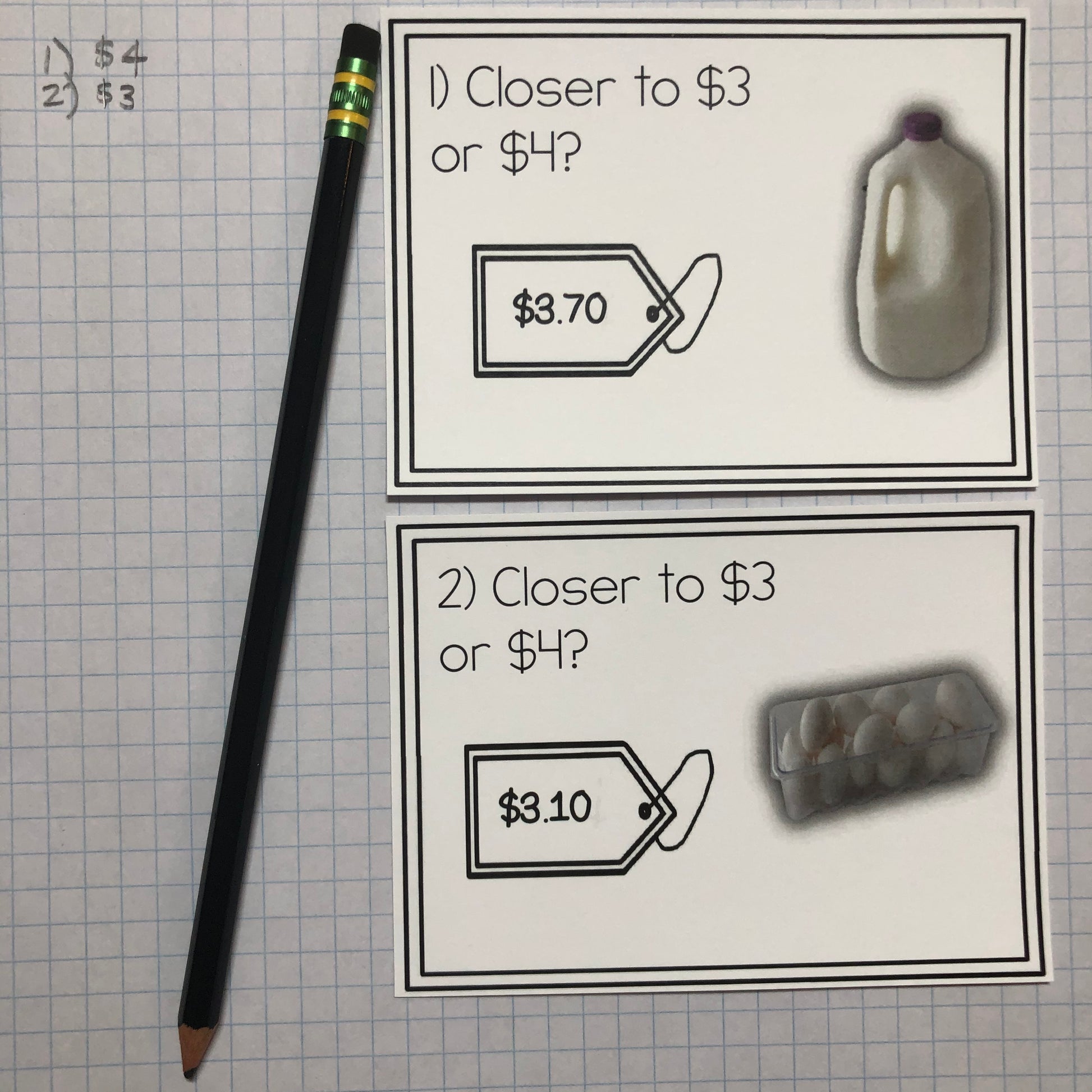 US Money Rounding Task Cards - montessorikiwi