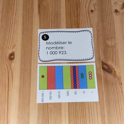 Cartes de tâches: Damier Montessori (checkerboard task cards french) - montessorikiwi