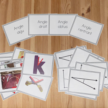Classement des angles (Angle sorting - french) - montessorikiwi