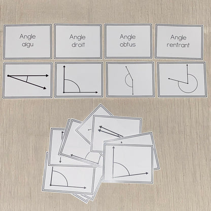 Classement des angles (Angle sorting - french) - montessorikiwi