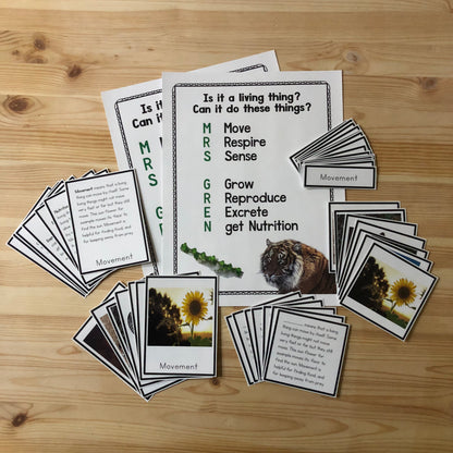 MRS GREN what makes something a living organism? - montessorikiwi