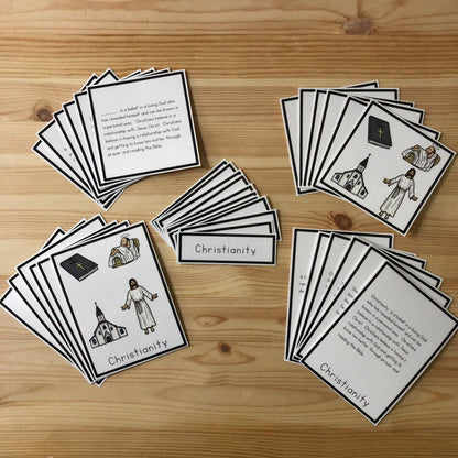 Christianity 5 part cards (cosmic) - montessorikiwi