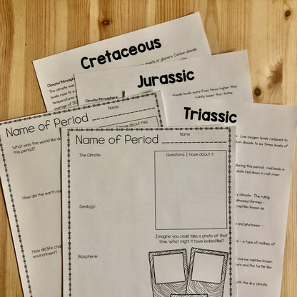 Mesozoic Research Projects (cosmic) - montessorikiwi