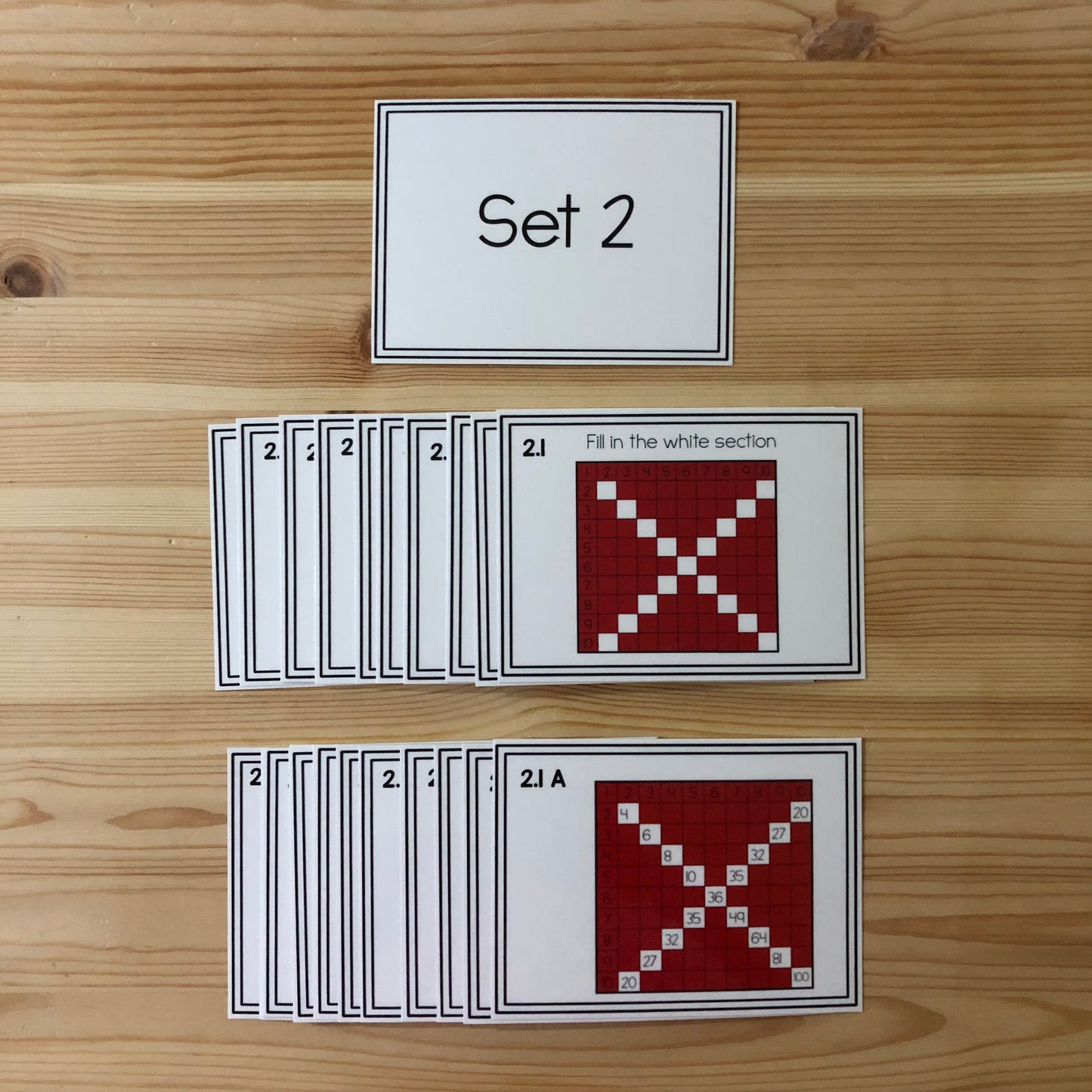 Montessori math: Pythagoras board task cards - montessorikiwi