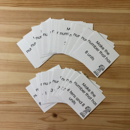 Place Value Tens and Units - montessorikiwi