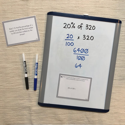 Percentages Montessori inspired activity - montessorikiwi