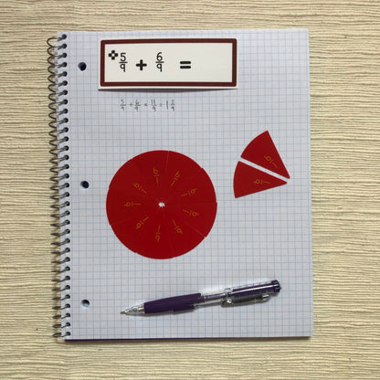 Addition of Fraction Tickets - montessorikiwi