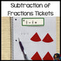 Subtraction of Fraction Tickets - montessorikiwi