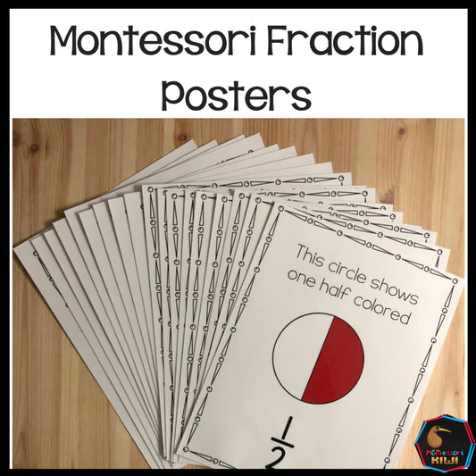 Fraction Posters - montessorikiwi