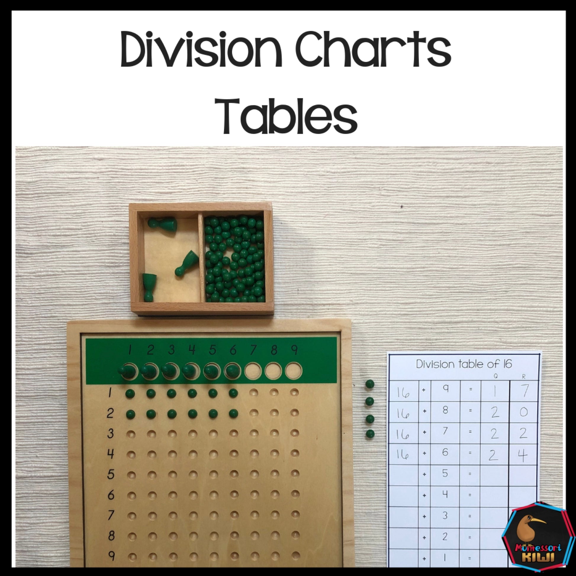 Division Chart Tables - montessorikiwi