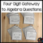 Four digit 'Gateway to Algebra' questions - montessorikiwi
