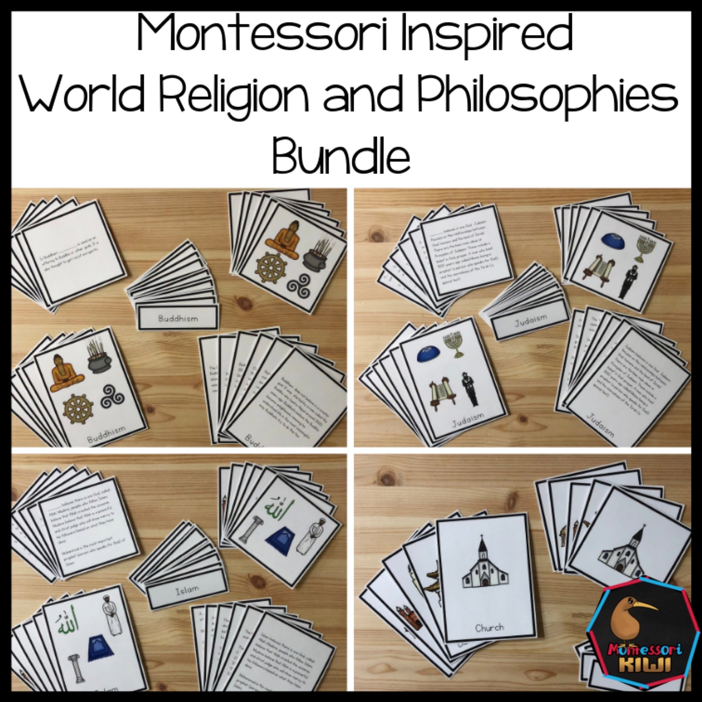 World Religion and Philosophies Bundle - montessorikiwi