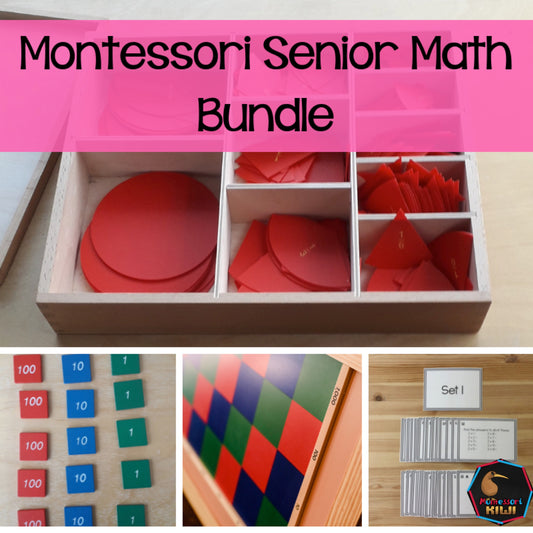 Montessori Senior Math Bundle - montessorikiwi