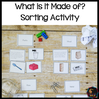 What is it made of: materials around us - montessorikiwi