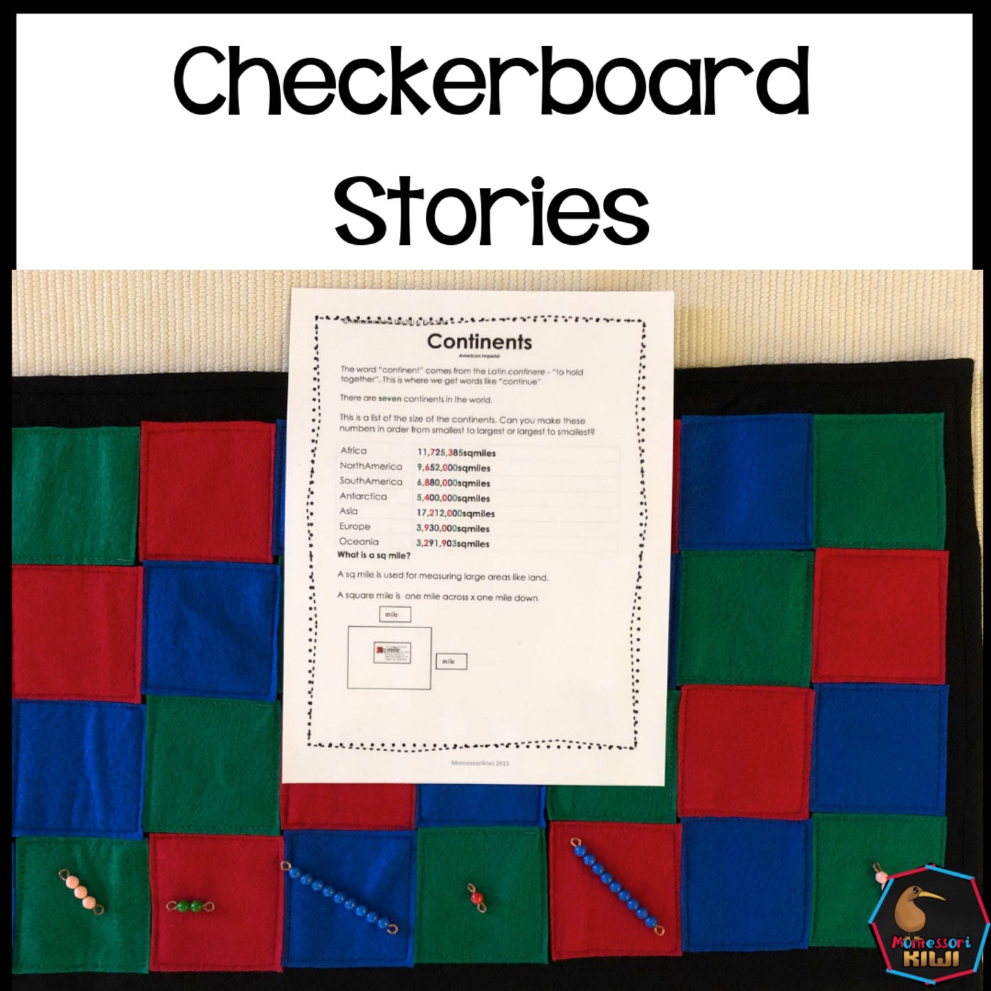 Checkerboard Stories - montessorikiwi