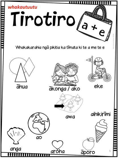 Māori I spy - montessorikiwi