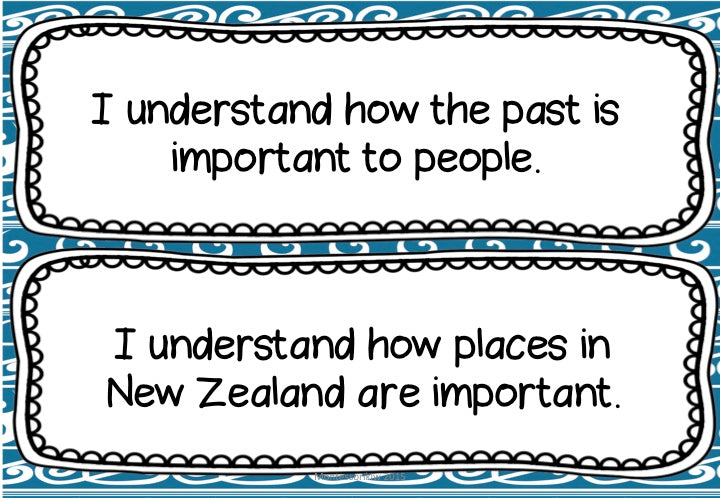 New Zealand Social Studies Child Friendly Achievement Objectives - montessorikiwi