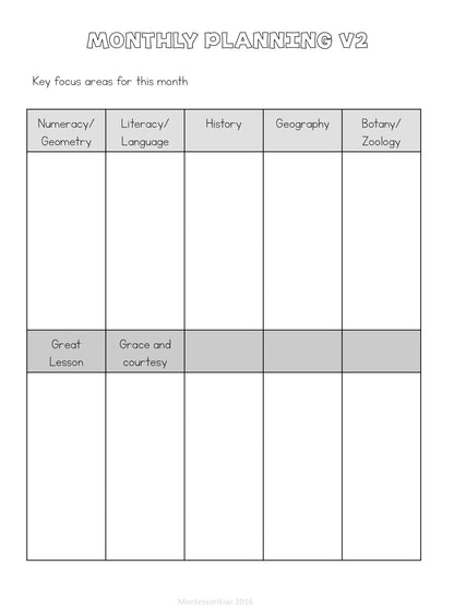 Elementary Teacher Binder - montessorikiwi