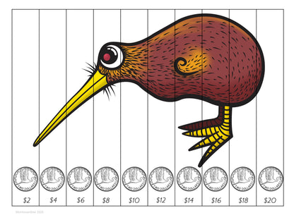 New Zealand Money level 1 counting puzzles - montessorikiwi