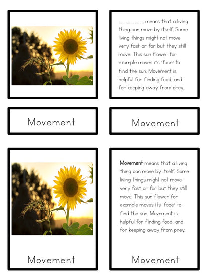 MRS GREN what makes something a living organism? - montessorikiwi