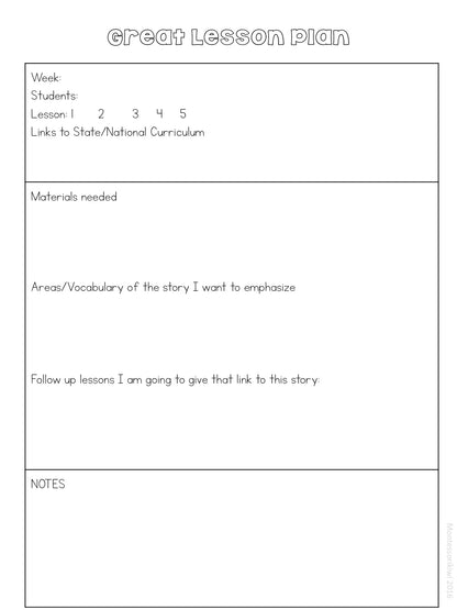 Elementary Teacher Binder - montessorikiwi