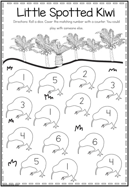 Year 1 Take Home Math for Emergent Learners - montessorikiwi