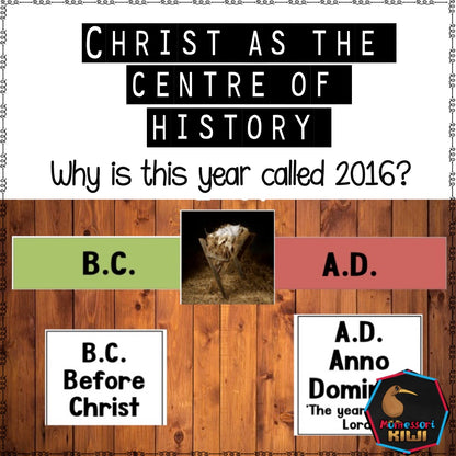Christ as the Center of history Story (cosmic) - montessorikiwi
