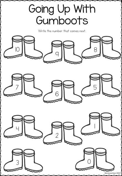 Year 1 Print and Go Maths Activities for CA - montessorikiwi
