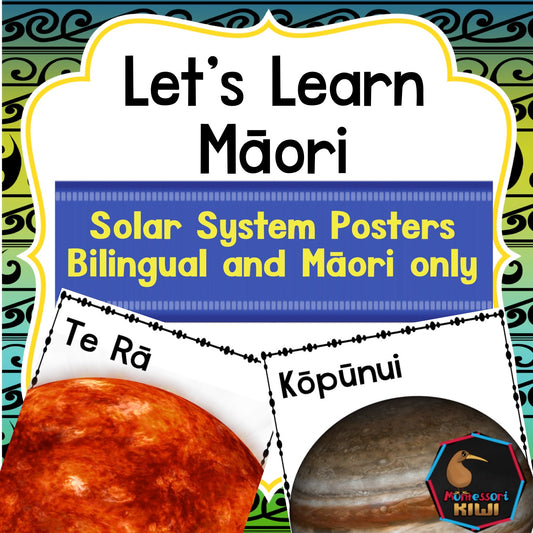 Māori Solar System posters - montessorikiwi