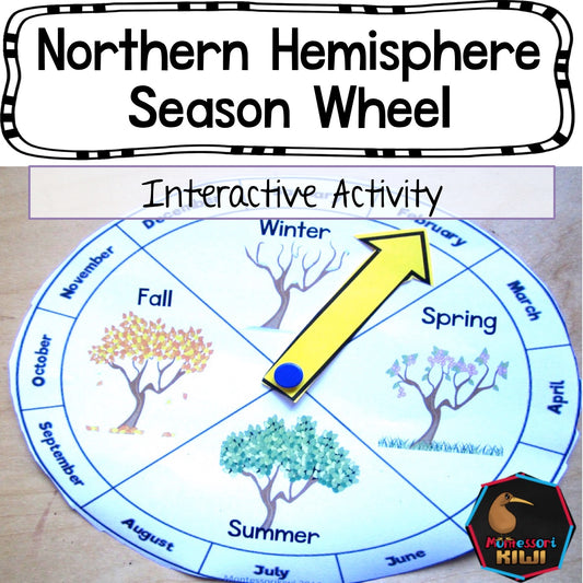 Northern Hemisphere Seasonal Wheel - montessorikiwi