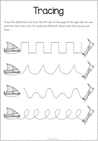 Year 1 Early Learning Skills #distancelearning - montessorikiwi