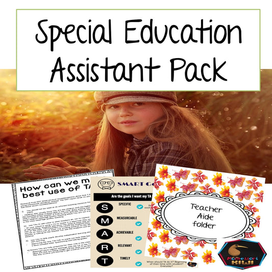 Special Education Assistant Pack - montessorikiwi