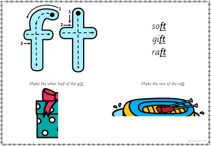 Montessori Blue Series Playdough Mats  (literacy) - montessorikiwi