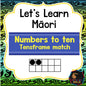 Maori numbers with tens frames - montessorikiwi