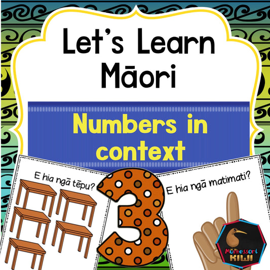 Māori numbers and counting - montessorikiwi