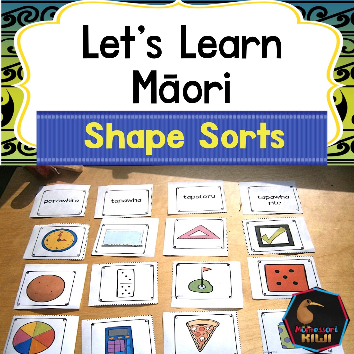 Maori Shape Sorting - montessorikiwi