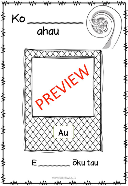 All About me TE REO MAORI - montessorikiwi