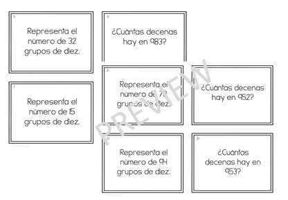Tarjetas de trabajo de valor posicional avanzado (Advanced Place Value Task Cards) - montessorikiwi
