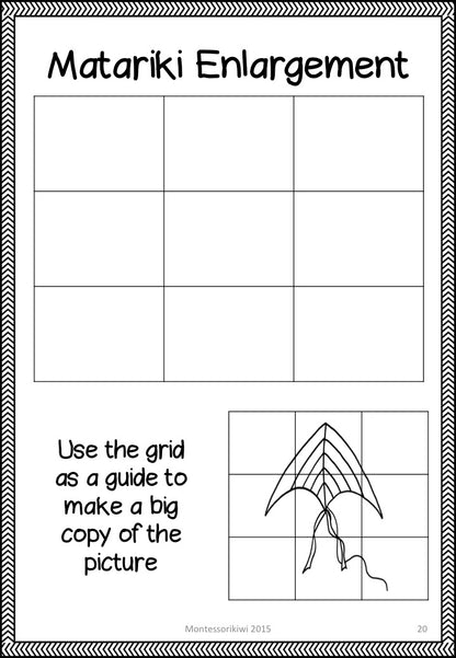 Matariki activities, reading, printables - montessorikiwi